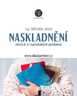Vůbec první hromadné naskladnění produktů na našem e-shopu proběhne již příští týden 24. března v pondělí 🥰 Nenechte si to...